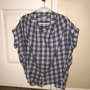 Madewell Plaid Top